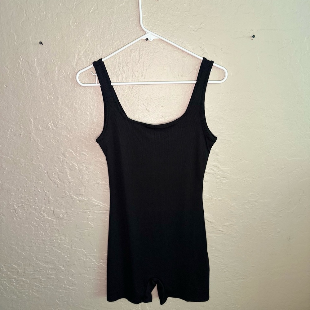 Black Sleeveless Bodysuit